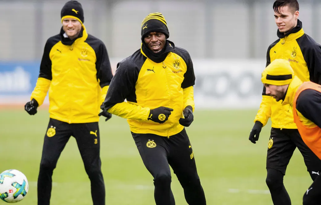 Who Was Usain Bolt Training With?
